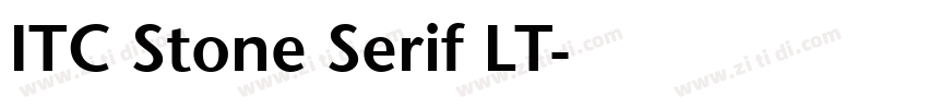 ITC Stone Serif LT字体转换